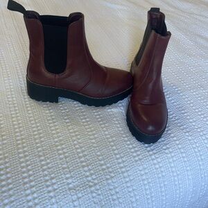 Dirty Laundry Brown Ankle Boots Chelsea Style